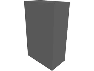 Upright Dresser 3D Model preview