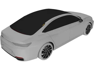 Citroen DS9 (2021) 3D Model preview