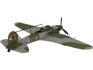 IL-2M Avenger 3D Model preview