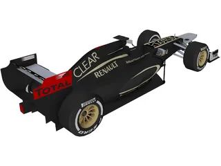 Lotus E21 F1 (2013) 3D Model preview