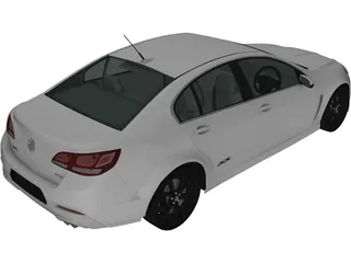 Holden Commodore SSV (2013) 3D Model preview