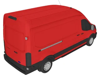 Ford Transit (2021) 3D Model preview