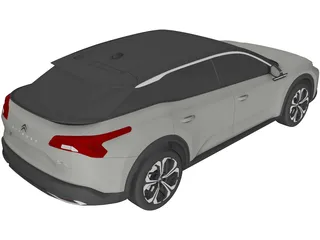 Citroen C5 X (2022) 3D Model preview