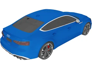 Audi S5 Sportback (2021) 3D Model preview