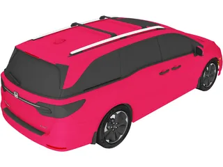 Honda Odyssey (2021) 3D Model preview