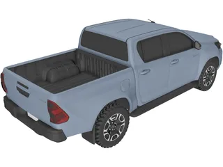 Toyota Hilux G6 2.8 (2022) 3D Model preview