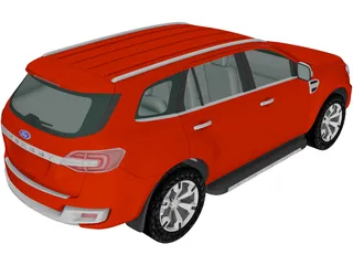 Ford Everest Concept (2013) 3D Model preview