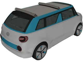 Daihatsu Wai Wai Concept (2019) 3D Model preview