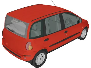 Fiat Multipla (1998) 3D Model preview
