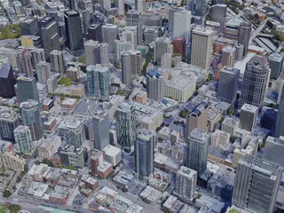 Seattle City, USA (2021) 3D Model preview