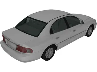 Kia Magentis (2002) 3D Model preview