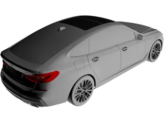 BMW 6-Series GT M-Sport (2020) 3D Model preview