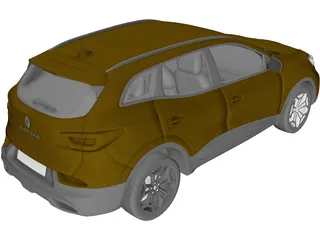Renault Kadjar 3D Model preview