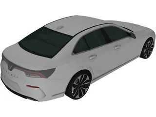 VinFast LUX A2.0 Concept (2018) 3D Model preview