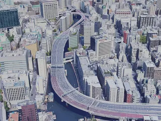 Tokyo City, Japan (2021) 3D Model preview