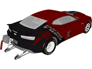 Chevrolet Camaro COPO (2016) 3D Model preview