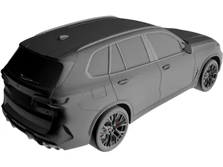 BMW X5M Competition (2020) 3D Model preview