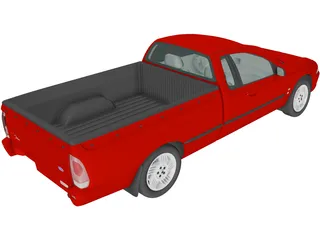 Ford Falcon UTE XLS (2000) 3D Model preview