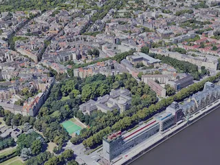 Cologne City, Germany (2022) 3D Model preview