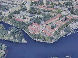 Potsdam City, Germany (2021) 3D Model preview