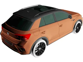 Volkswagen T-Roc R-Line 3D Model preview