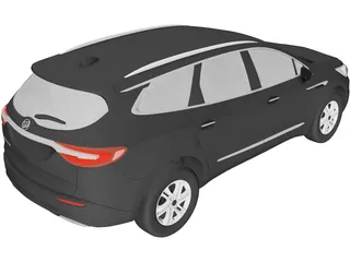 Buick Enclave (2018) 3D Model preview