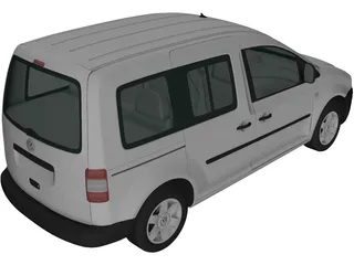 Volkswagen Caddy (2004) 3D Model preview