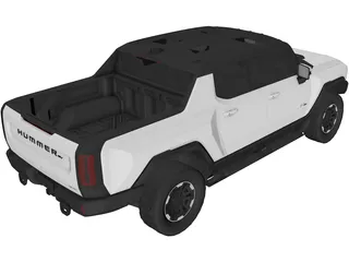 GMC Hummer EV (2022) 3D Model preview