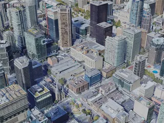 Vancouver City, Canada (2022) 3D Model preview