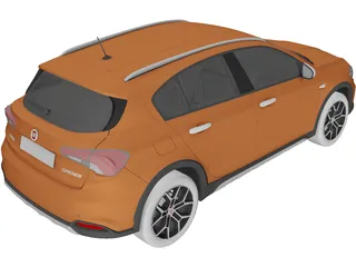 Fiat Tipo Cross (2021) 3D Model preview