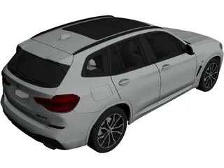 BMW X3 M40i (2020) 3D Model preview