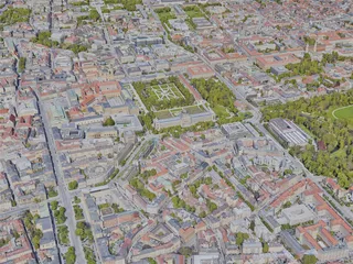 Munich (München) City, Germany (2022) 3D Model preview