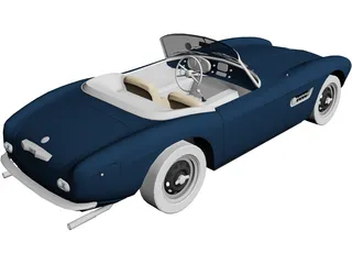 BMW 507 (1956) 3D Model preview