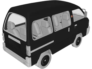 Daewoo Damas (2013) 3D Model preview