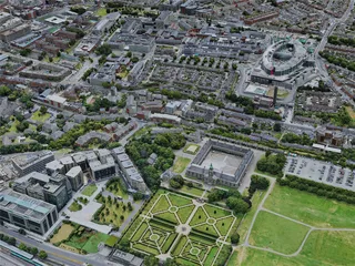 Dublin City, Ireland (2022) 3D Model preview