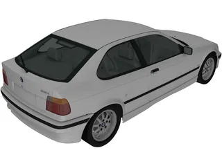 BMW 3-Series Compact [E36] (1994) 3D Model preview