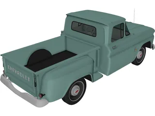 Chevrolet C10 (1963) 3D Model preview