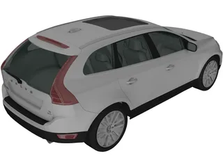 Volvo XC60 (2009) 3D Model preview