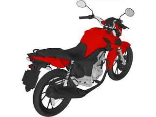 Honda Fan 160 3D Model preview