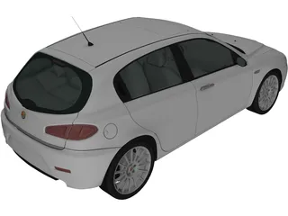 Alfa Romeo 147 (2009) 3D Model preview