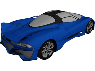 SSC Tuatara (2019) 3D Model preview