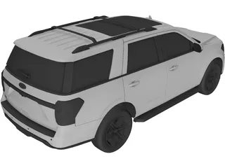 Ford Expedition XLT (2021) 3D Model preview