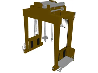 Crane 3D Model preview