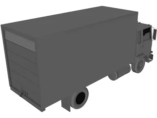 Moving Van 3D Model preview