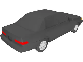 Ford Tempo (1988) 3D Model preview