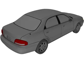 Mazda 626 (1999) 3D Model preview