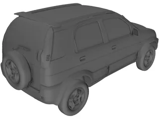 Toyota Cami (1999) 3D Model preview