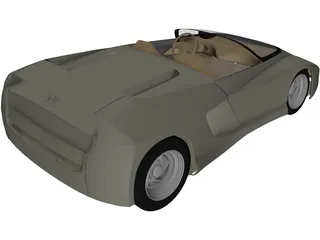 Ferrari Mythos Concept 3D Model preview