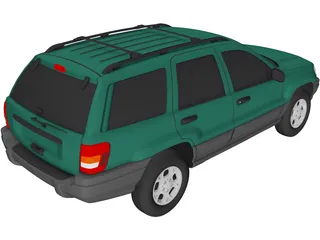 Jeep Grand Cherokee (2000) 3D Model preview