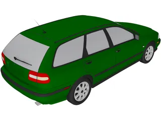 Volvo V40 (2000) 3D Model preview